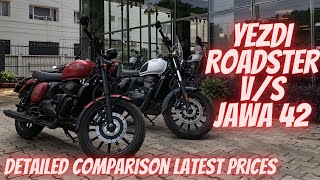 Which One to BUY Yezdi Roadster or Jawa 42 ? | indepth Comparison