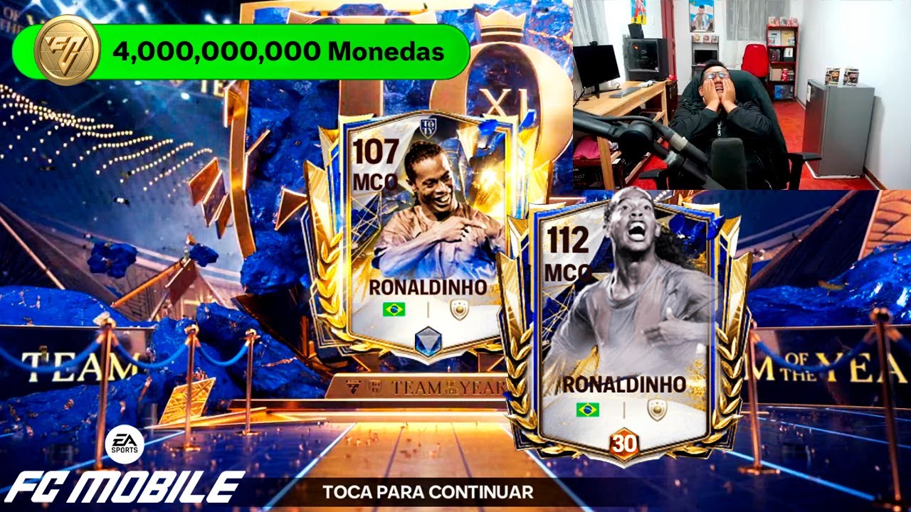 🐐 ME SALE RONALDINHO ICONO TOTY в ОТКРЫТИИ ESTE PACK del FC Mobile *Получено 2,000 очков FC*
