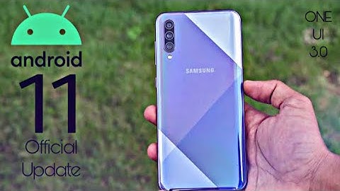 Samsung Galaxy A50s Official Android 11 Update