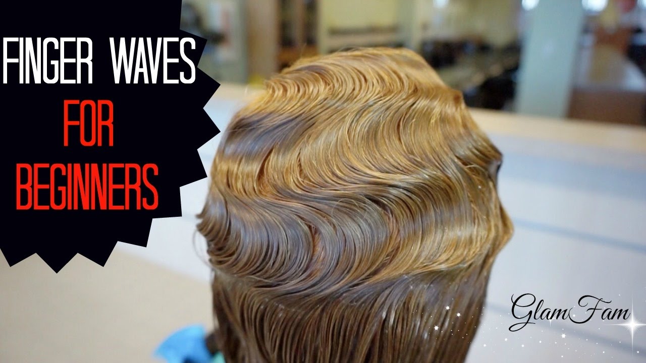 How To Do A Finger Wave Hairstyle On Long Hair