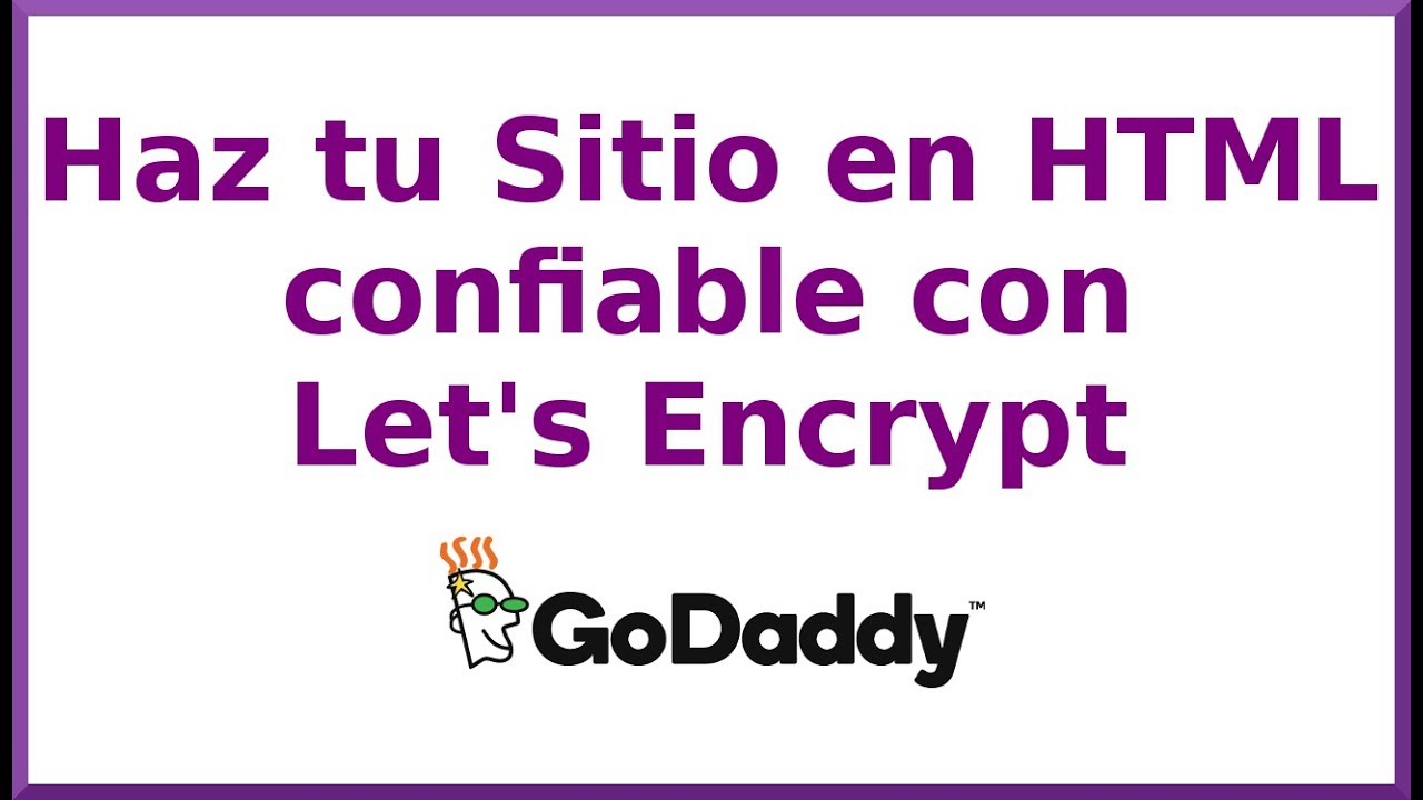 Let's Encrypt para sitios html (https para sitios en hrml) - YouTube