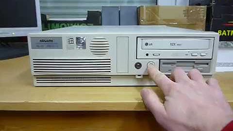 Olivetti M24 MMX 200MHz 32MB RAM 4GB HDD / ISA MS-DOS Computer 486 DX 2 4 66 100