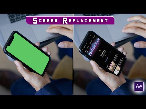 How to do SCREEN REPLACEMENTS in After Effect | After Effect Tutorials