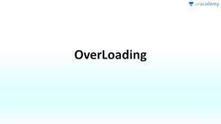 Core Java in Detail - Overloading