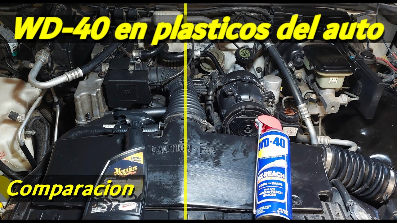 Como funciona el WD-40 en plasticos / WD-40 vs Rehidratador 