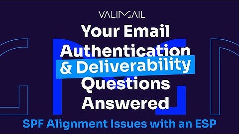 Ask Al 32: What do I do about SPF Alignment Issues with an ESP?
