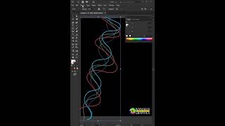 Dynamic Line Wave | Adobe Illustrator Tutorial #illustrator