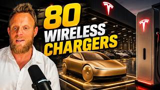 Tesla Just Revealed Its Secret Robotaxi Depot — 80 Wireless Chargers