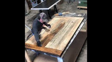 How to build a barnwood table in 41 seconds!