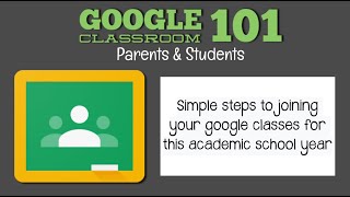 Parent and Student Video for Google Classroom Initial Setup in English