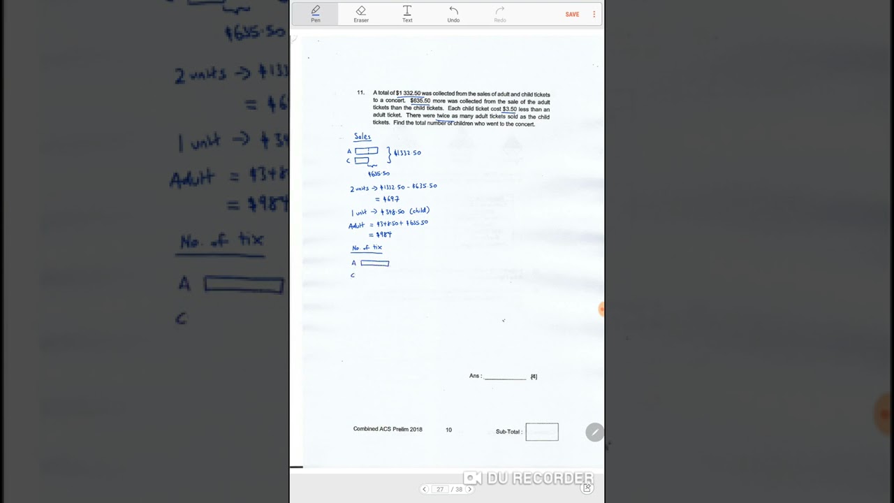 P6 Maths SA2 Prelims 2018 ACS Paper 2 Qns 11 Solution YouTube p6-maths-sa2-prelims-2018-acs-paper-2-qns-11-solution-youtube