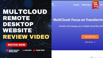 Multcloud Tutorial - Multcloud review - Transfer files from google drive to dropbox |