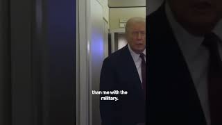 Trump SLAMS Two Reporters on Air Force One #shorts
