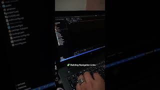 🚀 Working on the navigation system. #NextJS #TypeScript #FrontendDevelopment #webdevelopment #coding