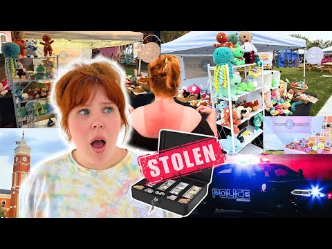 Worst Market Ever…or Best?! A Stolen Cash Box, Second-Degree Sunburn & Making 25x Booth Fee? VLOG