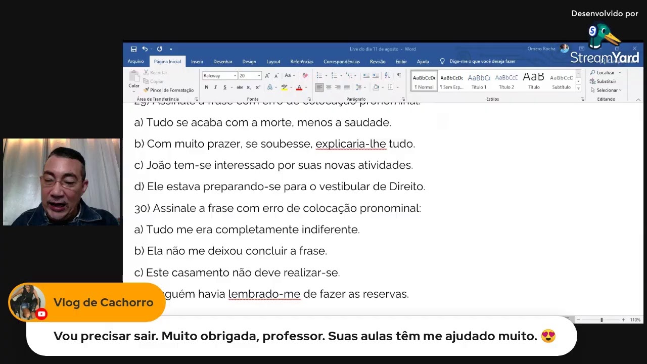 QUANDO USAR O PRONOME OBL QUO ANTES NO MEIO OU DEPOIS DO VERBO YouTube
