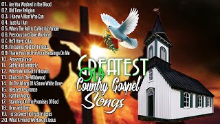 Peaceful Old Country Gospel Hymns Of All Time With Lyrics -Most Popular Old Christian Country Gospel
