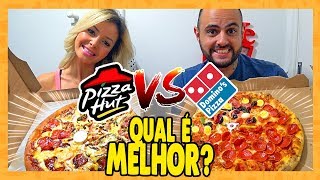 COMPARAMOS A PIZZA HUT COM A DOMINO'S PIZZA, QUAL É A MELHOR? 🍕 | #ProvandoDelivery