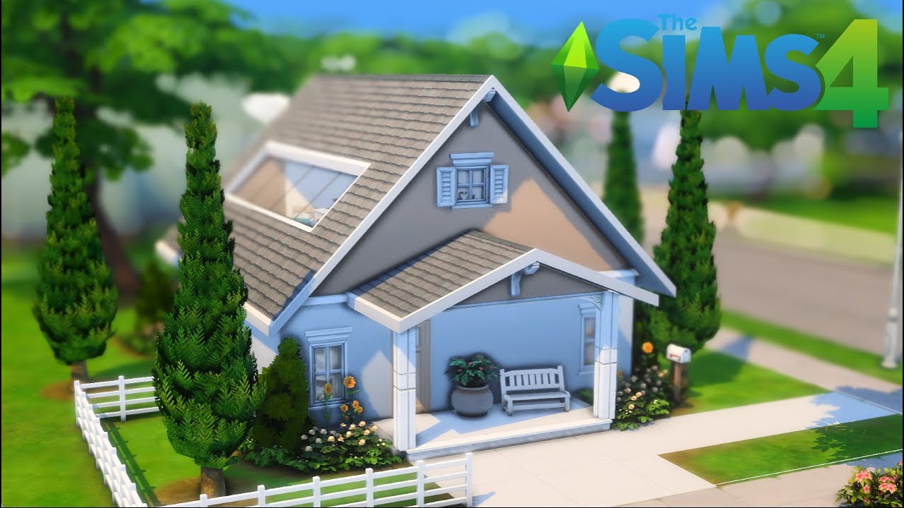 Base Game Starter Home | Stop Motion Build | The Sims 4 | No CC - YouTube