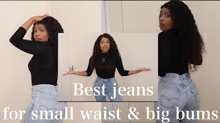 Best Jeans for small waist & big bums | Jeans 2021|zara/H&M/Levi’s |Loretta Ngcobo..