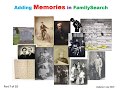 7. Adding Memories in FamilySearch Tree - Judy Sharp