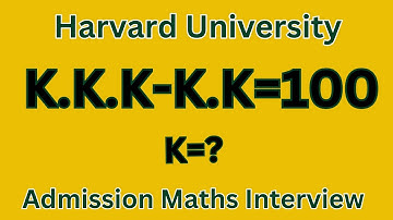 Harvard University Admission Interview Secrets | Solve for K and Ace Your Interview!