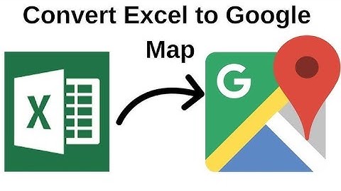 How to convert Excel Latitude and Longitude to link google map