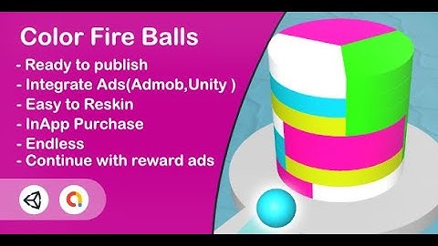 Color Fire Balls (Unity Game+Admob+iOS+Android)