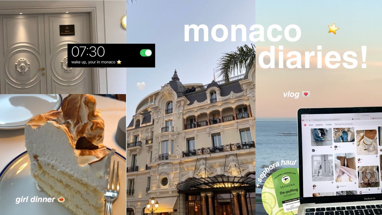 MONACO VLOG 🌺 girl’s trip, sunset walks, shopping, beautiful architecture and food