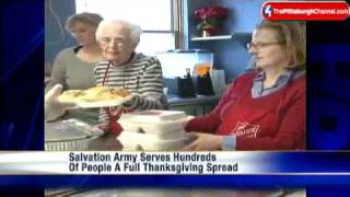 Uniontown Salvation Army Serves Thanksgiving Meals