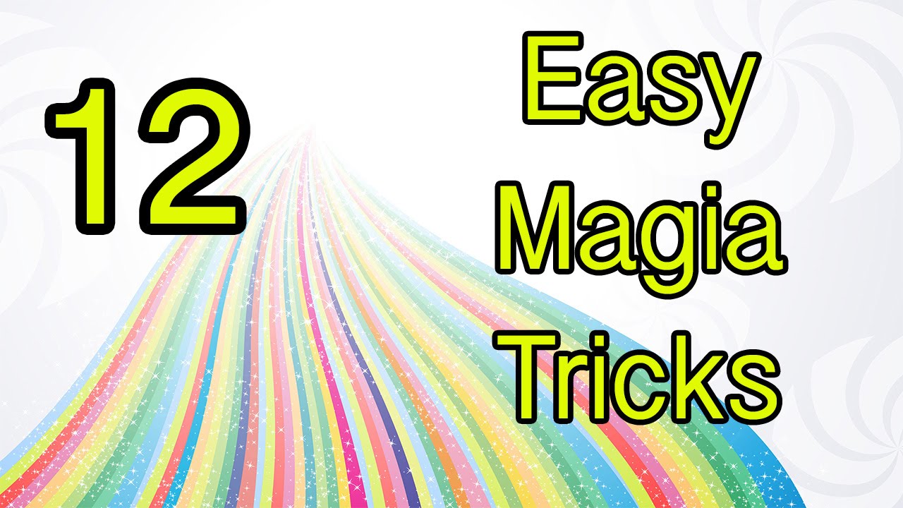 12 easy magic tricks revealed tutorial YouTube