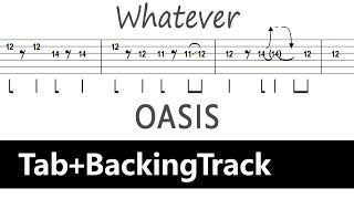 Oasis - Whatever / Guitar Tab+BackingTrack