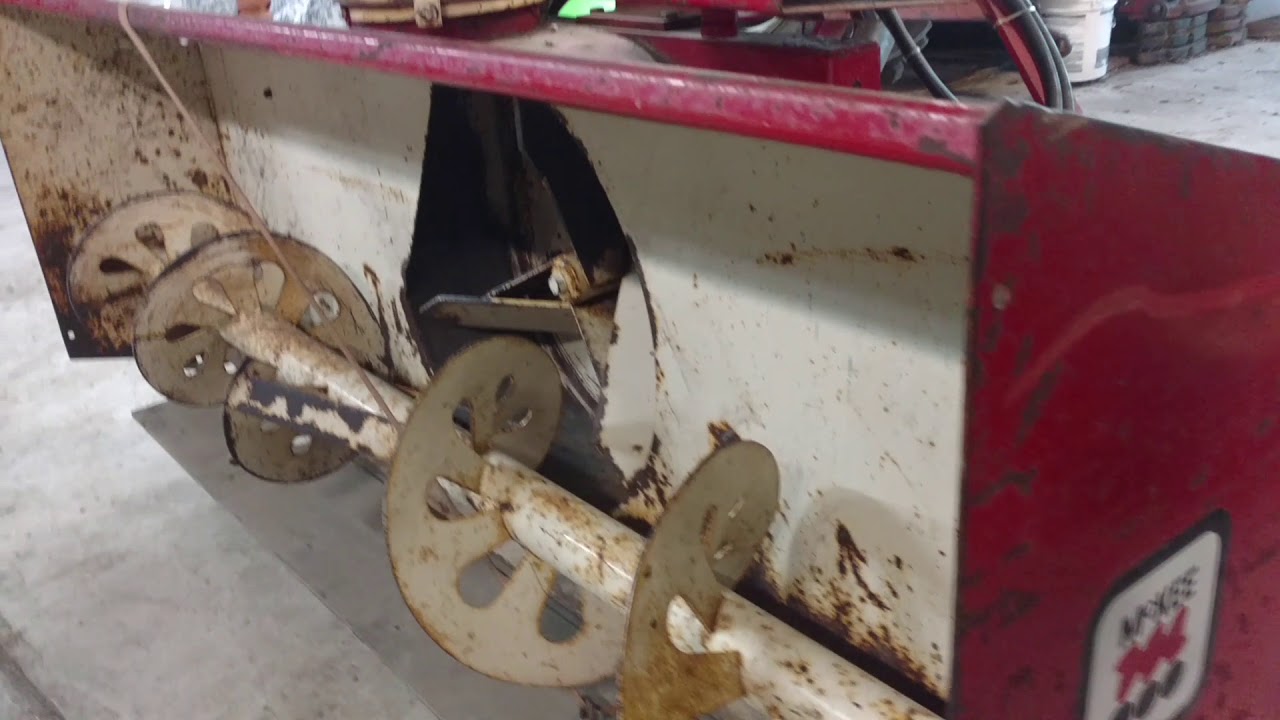 McKee Snow Blower pt1 YouTube