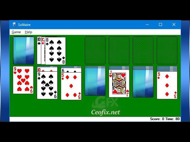 Classic Solitaire Windows XP (Klondike) - Play Online