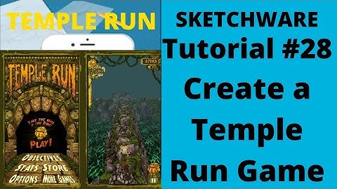 Sketchware: Create a Temple Run game in skketchware without coding