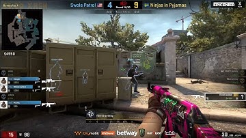 f0rest 1v3 CLUTCH vs Swole Patrol [CS:GO]
