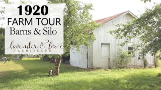 Old Barns and Silo Farm Tour - Lavender &amp; Fir Farmstead