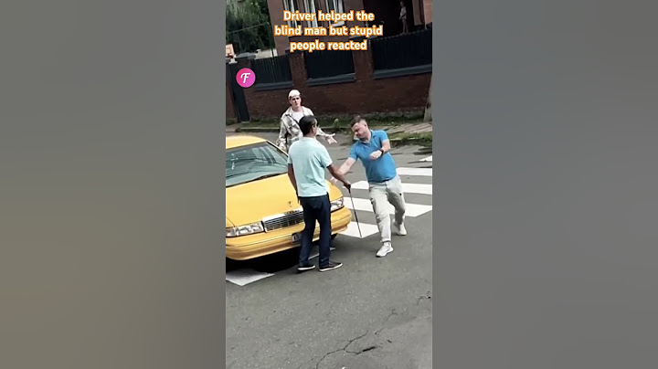 Taxi driver helped blind man cross the road! #helping #humanity #blindperson #blindaid #roadsafety