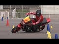 2019 8 25 MSGC Moto Gymkhana Training ふっきー 選手 ZRX1100