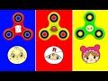 アンパンマン動画 アニメ - フィジットスピナーで色を学ぶ - メロンパンナちゃん ロールパンナ あかちゃんまん - 面白いアニメ - 子供向けアニメ - 赤ちゃん泣き止む！【アンパンマン】