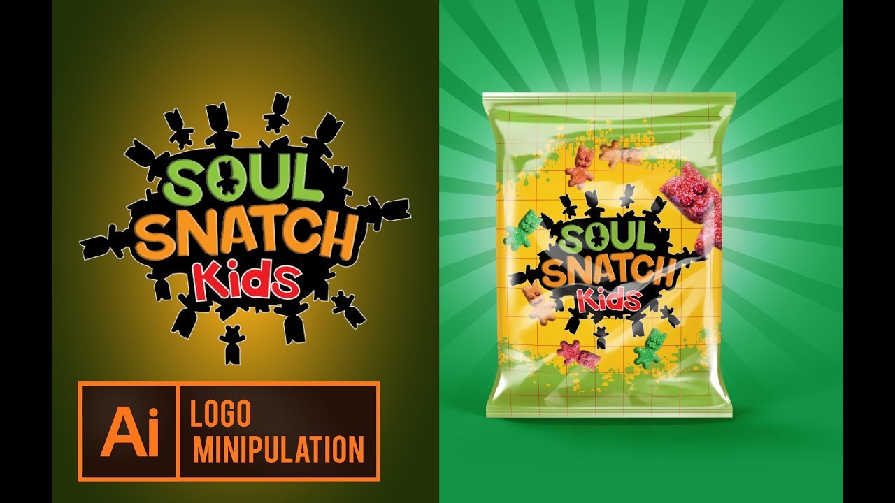 Sour Patch Kids | Logo Manipulation | How to Design Typography - YouTube