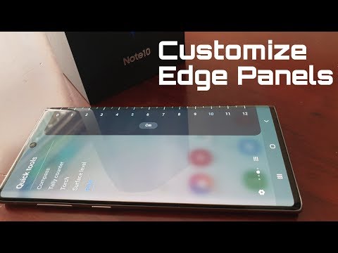 Samsung Galaxy Note 10/10+ Customize & Add More Edge Panels