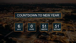Countdown to New Year 2023 | HTML , CSS & JAVASCRIPT | New Year Countdown Timer |