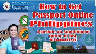 How to Get Passport Online Philippines 2021 | Schedule an Appointment Online in DFA