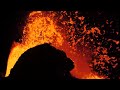 Huge Volcano Lava Fountain - Hawaii 4k Short