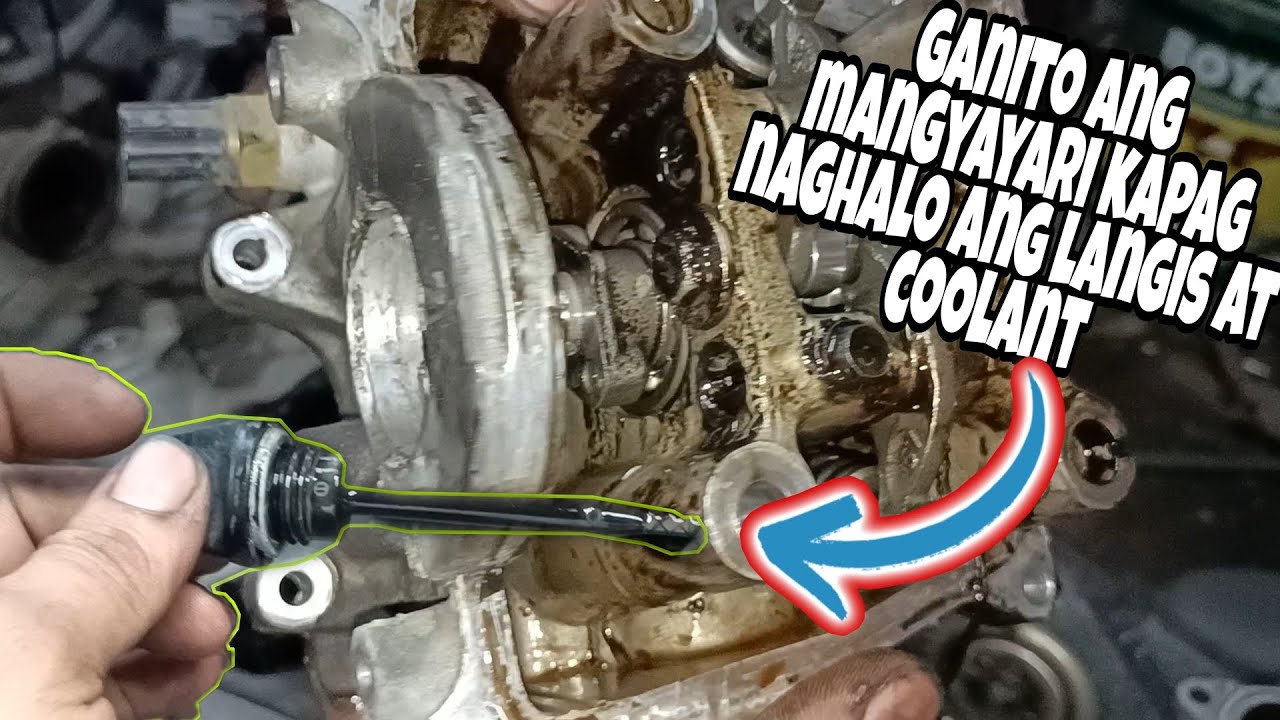 ganito ang mangyayari kapag naghalo ang coolant at langis.| honda click 150/125