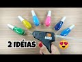 2 IDÉIAS INCRÍVEIS COM VIDRO DE ESMALTE ♥️