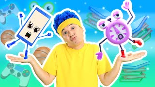 Phone vs. Alarm! Cha-Cha's Dilemma | D Billions Kids Songs