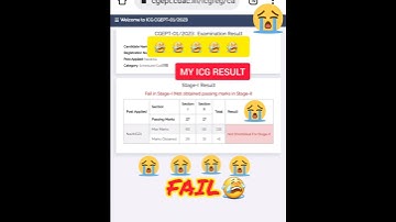 My coast guard result 😭😭😭 | Icg Result out 2023 | #icg #result #ICG #coastguard #indiannavy #navy