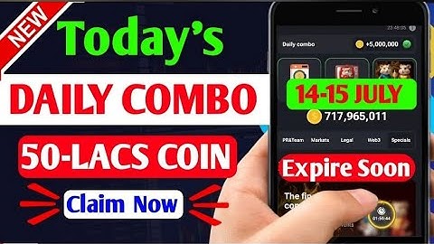 HAMSTER KOMBAT DAILY COMBO CARD AND CHIPPER CODE TODAY| GET 6 MILLION COINS FREE